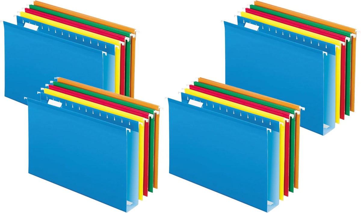 Pendaflex Extra Capacity Reinforced Hanging Folders, 2", Legal Size, Yellow, 1/5 Cut, 25/BX (4153x2 YEL) - Image 11
