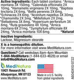 MediNatura homeopathic pet pain relief tablets for dog and cat joint stiffness