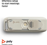 Poly - Sync 40 Smart Speakerphone (Plantronics) - Flexible Work Spaces - Connect to PC/Mac via Combined USB-A/USB-C Cable and Smartphones via Bluetooth - Works with Teams, Zoom & more,Black - Image 6