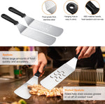 Aultong griddle tool set chopper scraper and squeeze bottles