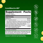 Metagenics CandiBactin BR dietary supplement bottle side angle