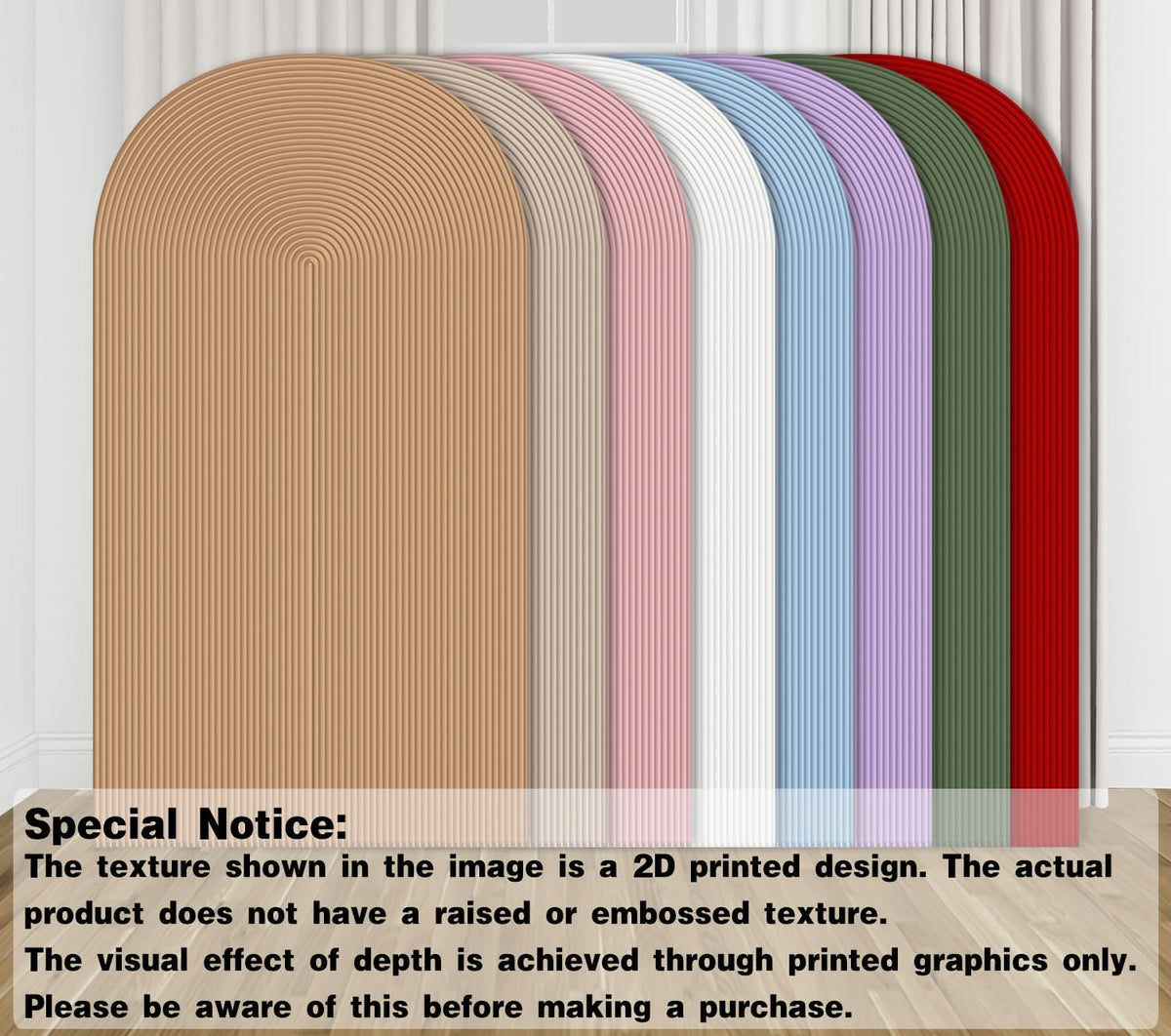 Konpon 4x7ft arch backdrop cover folded display
