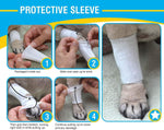 Detailed view of PawFlex sleeve texture and breathability