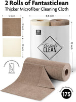 Washing and reuse capability of washable microfiber cleaning towels