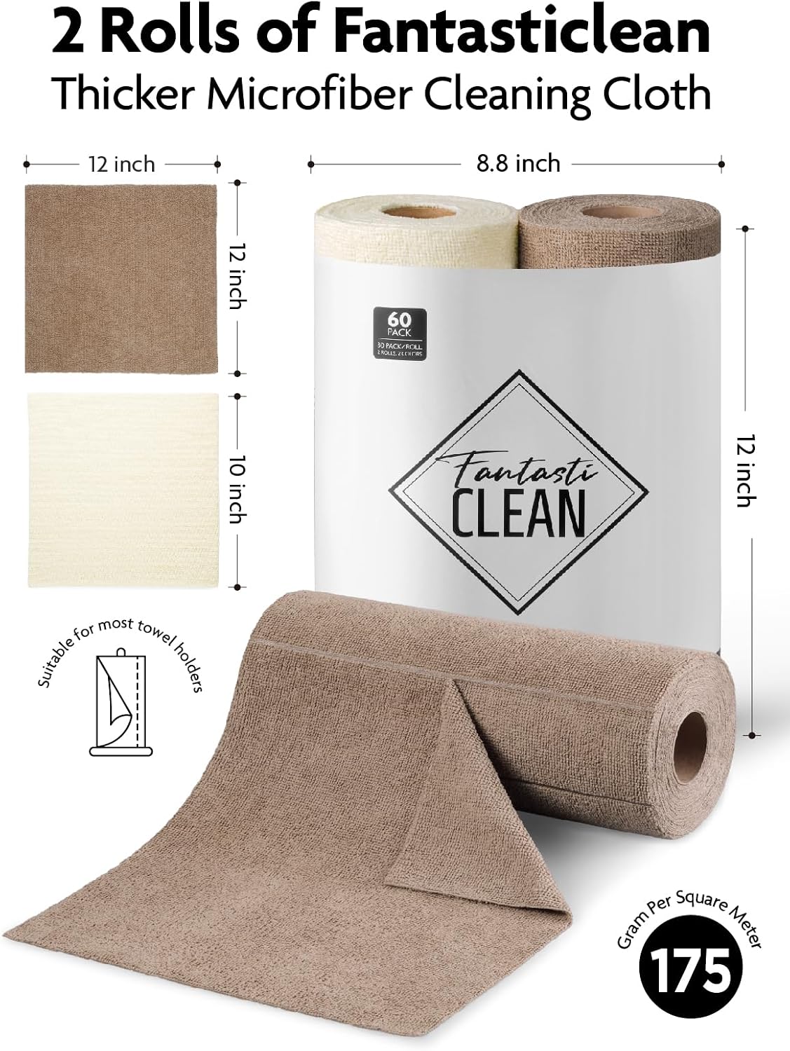 Washing and reuse capability of washable microfiber cleaning towels