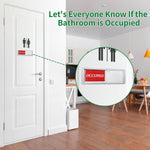 Allinko sliding door sign showing green vacant indicator