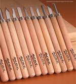 Mont Marte wood carving set packaging and storage display