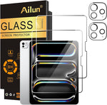 Ailun iPad Pro 13 Inch screen protector and camera kit front view