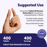 Micro Ingredients fast dissolve chewable tablets close up