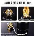 Tujoe chamber oil lamp flame regulator detail