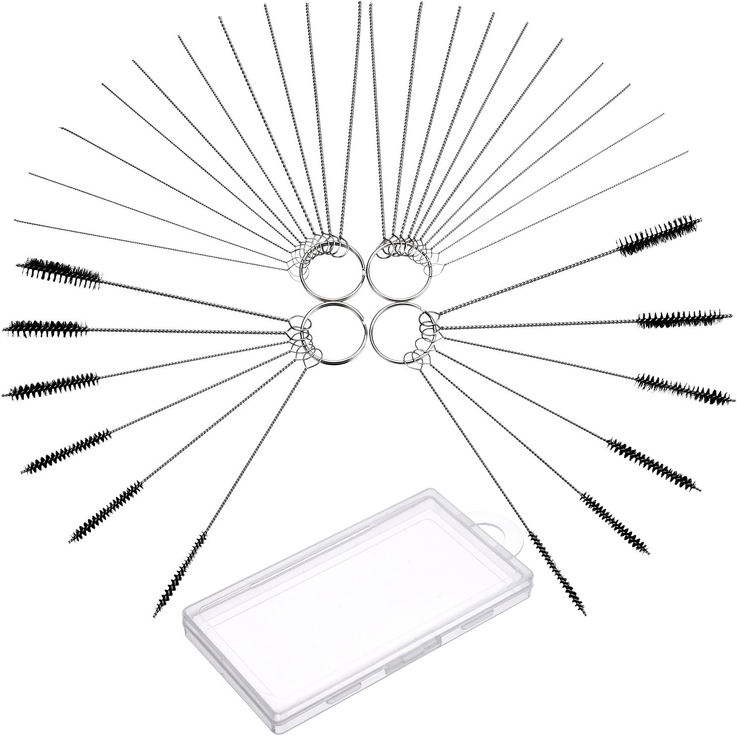 Frienda Carburetor Cleaning Kit front view of 32 piece maintenance tool set