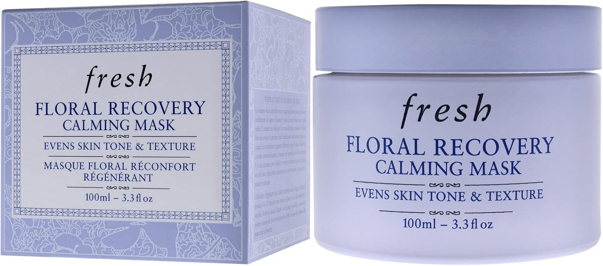 Fresh Floral Recovery Calming Mask ingredients list showing floral extracts