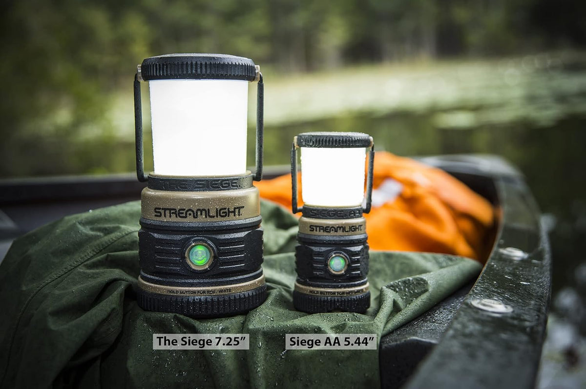 Streamlight Siege coyote colored compact lantern packaging