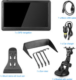 Navruf GPS navigation unit packaging and contents layout