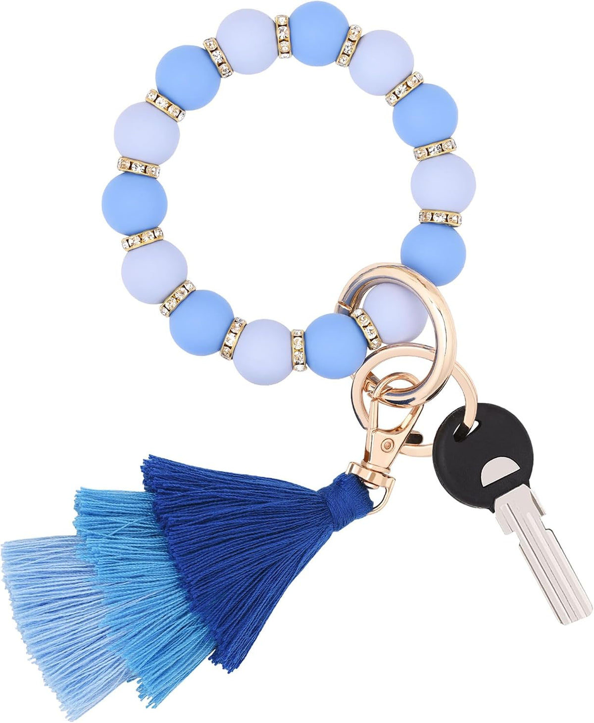 Donouzair cute keychain wristlet styled with car keys