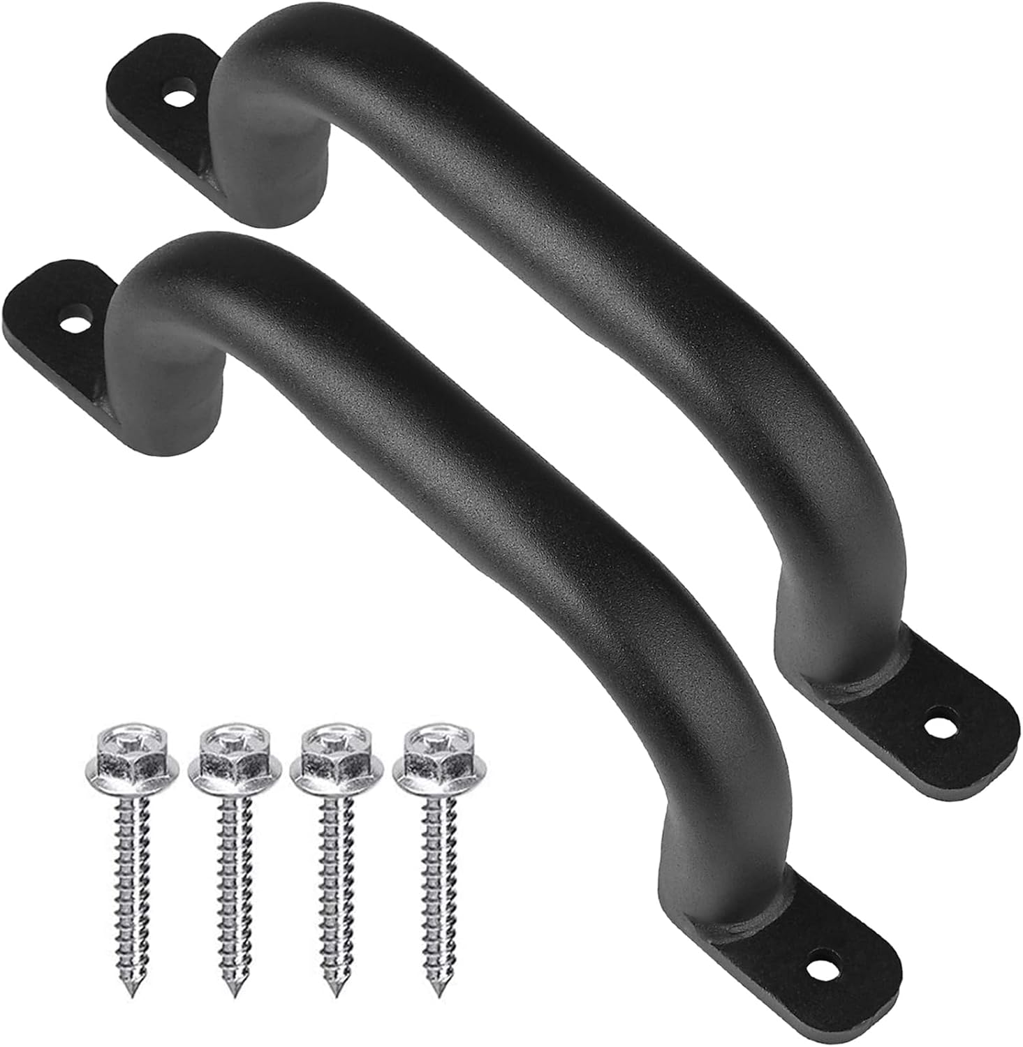 Purife metal playground safety handles front view for backyard playset security