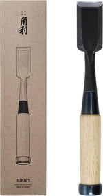 KAKURI Japanese Mortise Chisel for Woodworking 3/8" (9mm), Made in JAPAN, Professional Wood Chisel Oire Nomi (Hand Forged), Japanese White Steel No.2 Blade, White Oak Wood Handle - Image 14