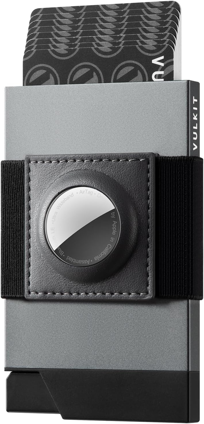 VULKIT pop up wallet displayed inside luxury gift packaging box