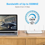 ecjtu 20 foot internet cable coiled neatly