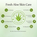 Aloderma Travel Size Aloe Vera Gel Made within 12 Hours of Harvest with 99% Pure Organic Aloe Vera for Body, Face, & Scalp - Hydrating & Soothing Gel for After Sun Care - 1.5oz Squeeze Tube - Image 6