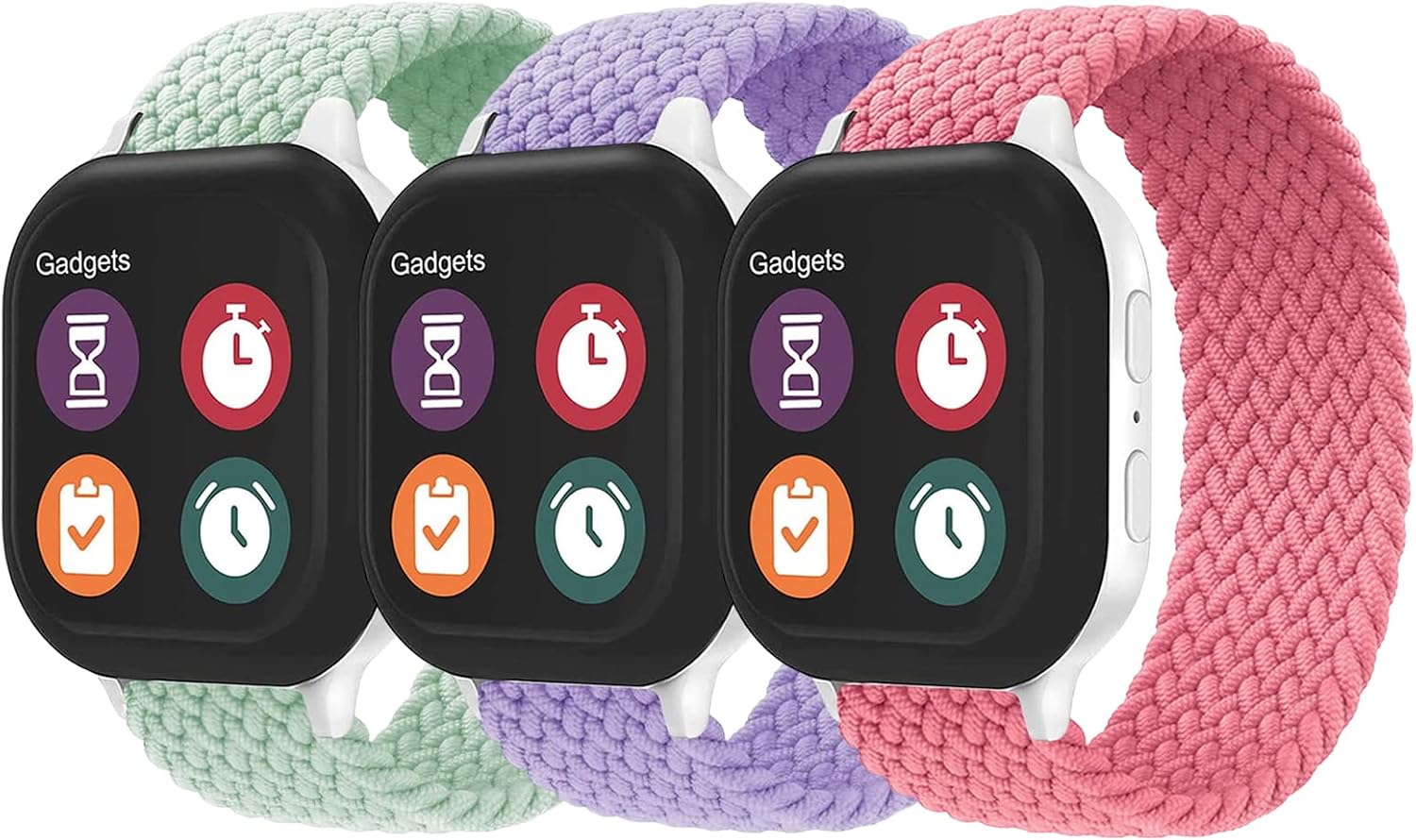 SimpleThings 3-pack stretchy solo loop replacement band front view