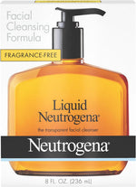 Neutrogena liquid facial cleansing formula cap close up
