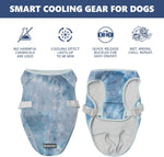 Side view of Spark Paws cooling vest for dogs