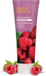 Desert Essence raspberry hair conditioner tube back label details