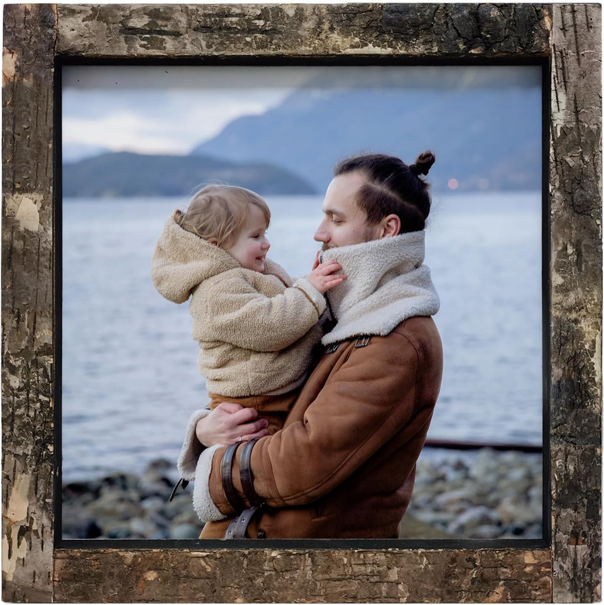 Eosglac Rustic 11x14 Wooden Picture Frames, Handmade with Real Birch Bark, Wood Photo Frame Natural - Image 14