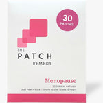Meraki Brands The Patch Remedy Menopause Patch front view packaging of thirty topical patches