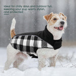 Kuoser winter dog clothes leash hole functionality