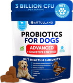 Artullano veterinarian formulated dog probiotic container showing safety seal