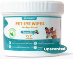 MEDUWEDU Eyes Wipes for Dogs & Cats 120 Counts, Grooming Kit Care for Dogs and Cats, Prevent Tear Stains, Eye Debris, Discharge, Mucus Secretions,Coconut Scent - Image 9