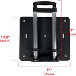 Mr. Peanut's Spinner Wheelbase Luggage Cart, Adding Rolling Functionality to Bags & Pet Carriers - Image 3