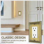 Beyimen metal switch cover backside and mounting holes