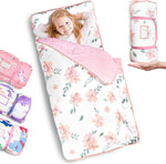Toddler Nap Mat with Pillow, Thickened Extra Large Sleeping Bag | 55''x35'' Sleeping Mat with Blanket, Washable, Roll up, Perfect for Daycare, Preschool, Kindergarten, Boys and Girls - Image 11