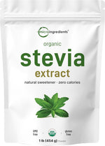 Micro Ingredients Pure Organic Stevia Extract Powder, 4 oz, No Additives | 706 Servings, Stevia Green Leaf Reb-A, Sugar-Free 0 Calories, Natural Sweetener, Sugar Substitute, Keto & Vegan Friendly - Image 9