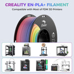 Creality 1kg spool with multicolored printed model