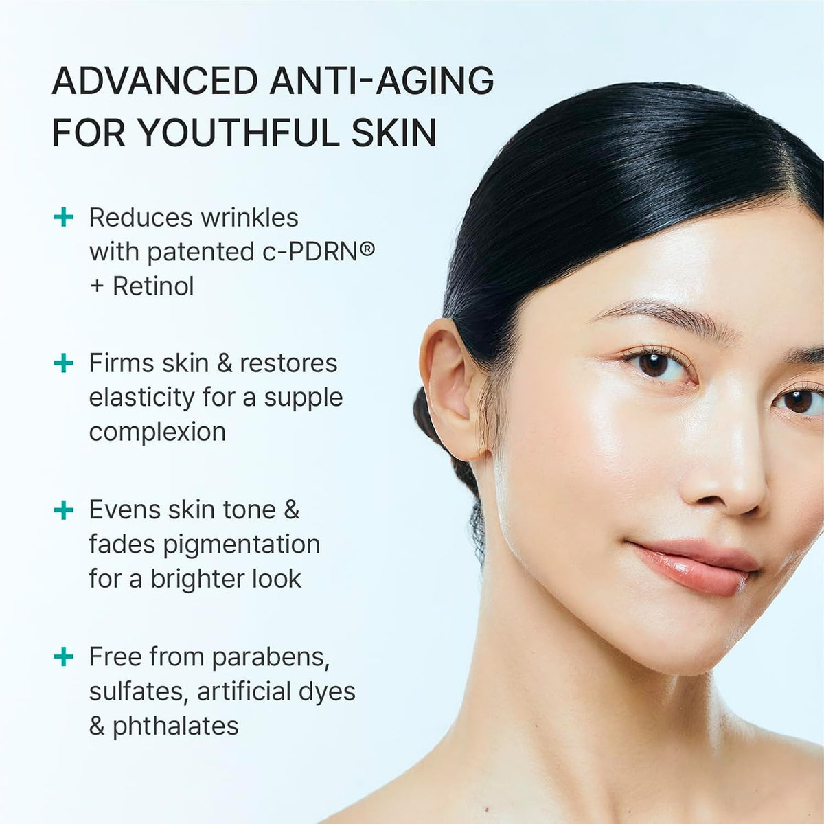 Close up of Rejuran anti-aging serum label and branding