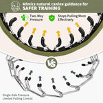 Mayerzon Martingale No Pull Collar for Medium Large Dogs German Shepherd Doberman Pitbull, Patented Anti Pull Correction Dog Collar for Safety Walking Training, Reflective, Adjustable(M/L, Army Green) - Image 2