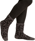 Close-up view of the ultra soft plush microfiber knit texture.