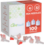 Care Touch CTPN32532 Insulin Pen Needles box front view 100 count.