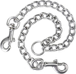 Filhome dual pet extension lead showcasing the universal tangle free swivel hooks.