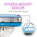 Schick Hydro Silk 3 razor cartridge blades feature