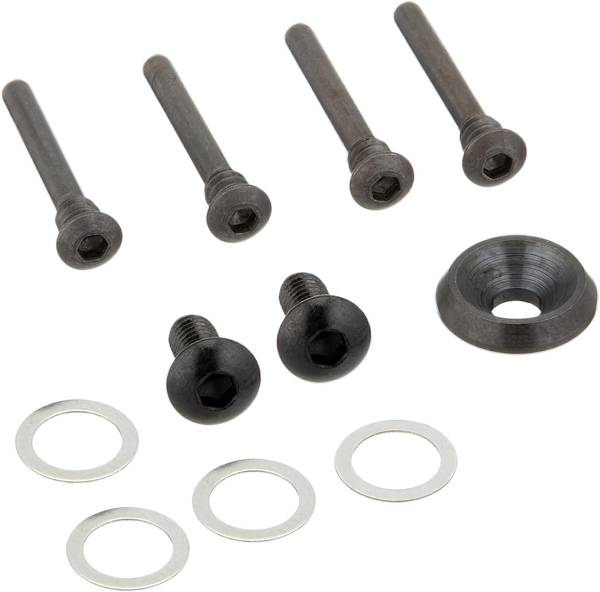 Losi clutch pins and hardware set front view replacement parts