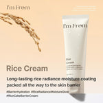The Face Shop Rice Deep Moisturizing Duo toner and cream bottles