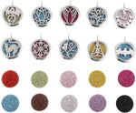 10pcs Mixed Aroma Diffuser Charms Stainless Steel Tone Perfume Essential Oil Diffuser Necklace Pendant Locket Jewelry (Style 5) - Image 9