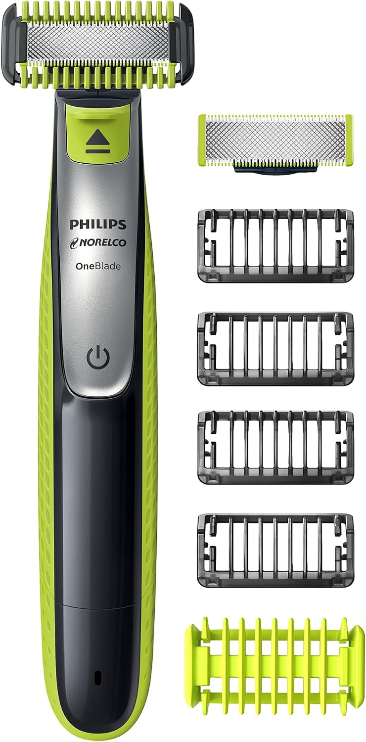 Philips Norelco OneBlade Face + Body Hybrid Electric Trimmer and Shaver, QP2630/70 - Image 1