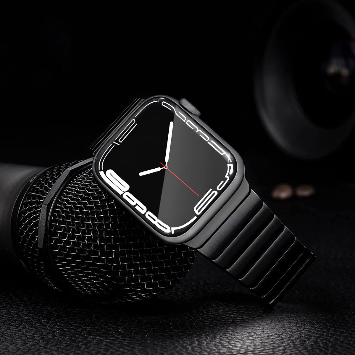 NewWays metal strap custom double button folding clasp close up