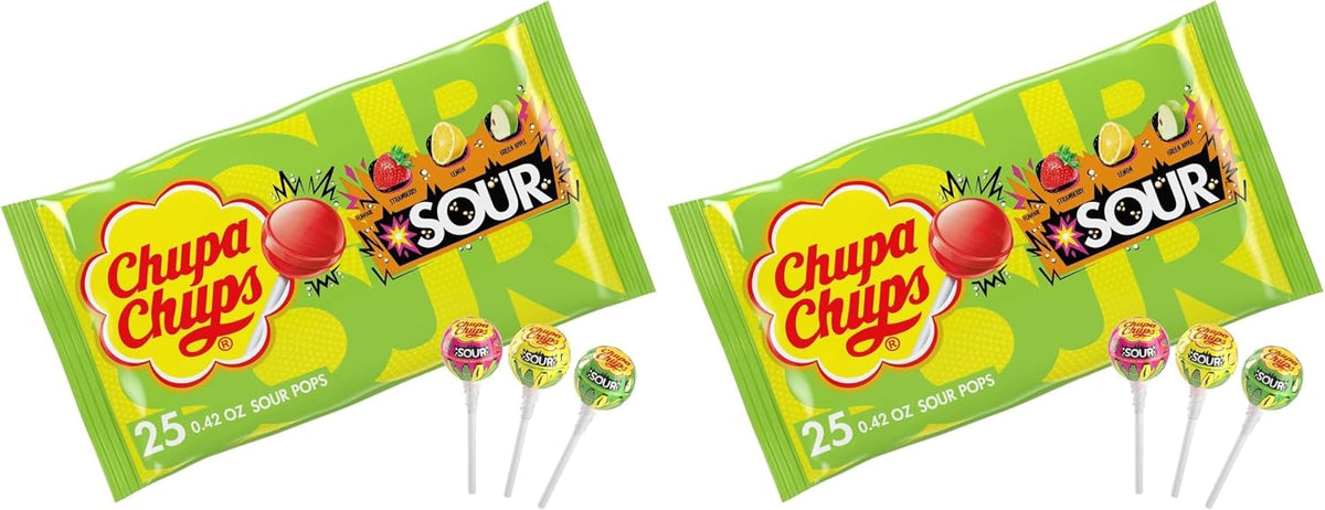 Premium USA imported hard candy assortment arranged neatly to show the 25 pieces of bulk treats.